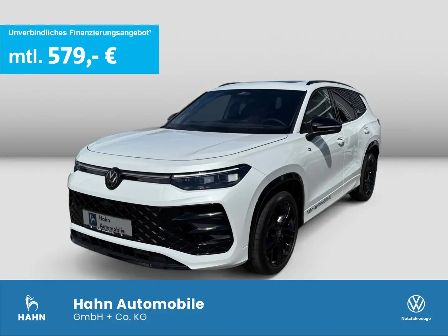 Volkswagen Tayron R-Line 2,0 l TSI 4MOTION 265 PS DSG AHK Blanc - 1