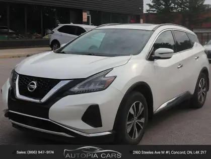 White 2019 Nissan Murano SUV / Crossover All-Wheel Drive Automatic