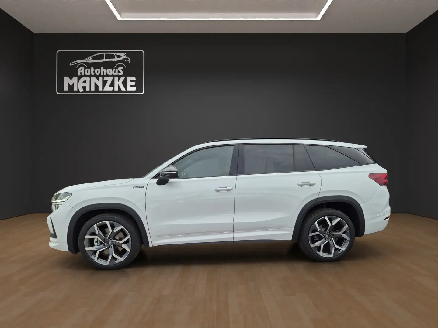 Skoda Kodiaq 2.0 TDI 142 kW 4x4 Sportline / AHK / Weiß - 2