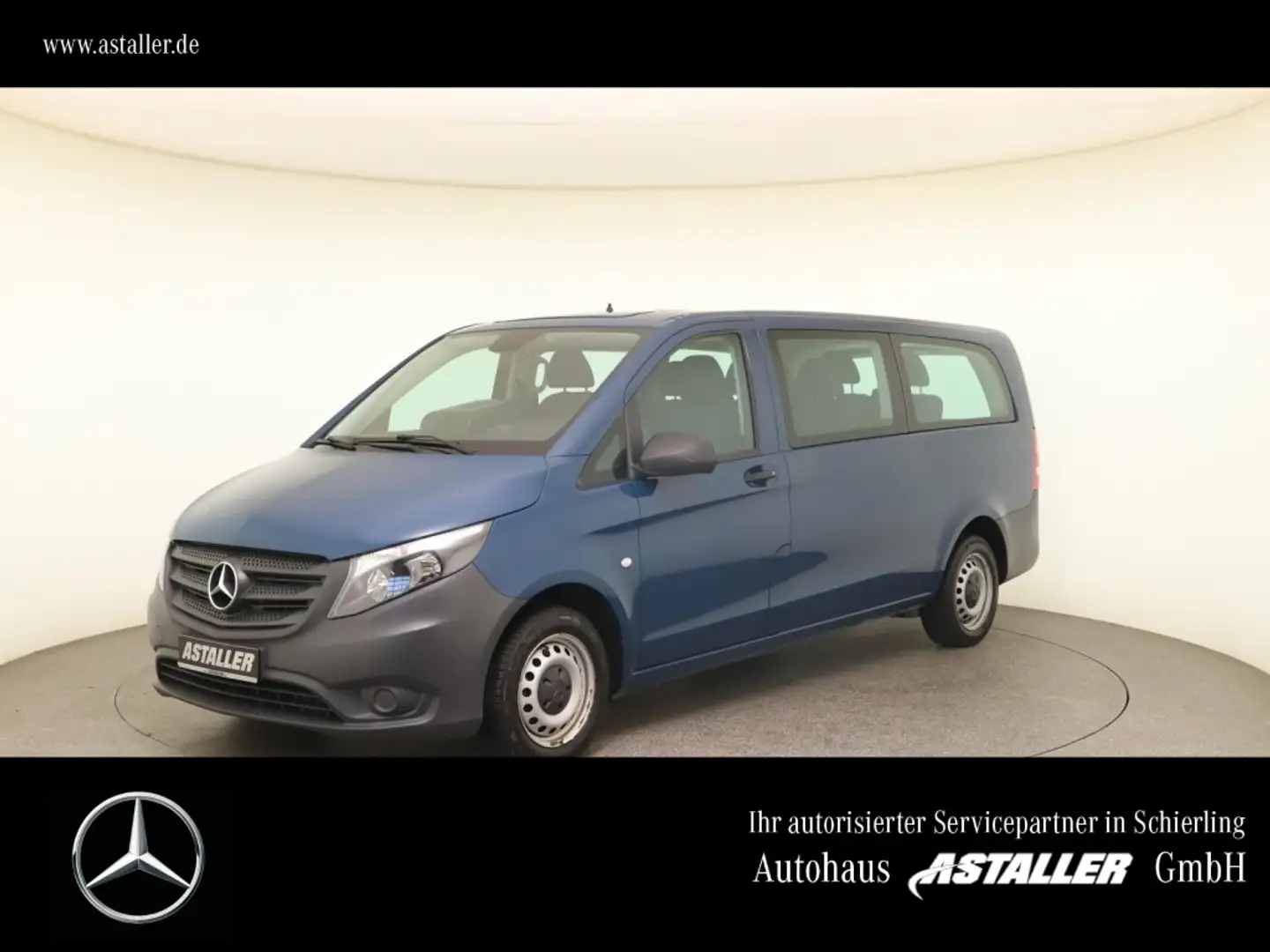 Mercedes-Benz Vito 111 BT Tourer Pro XL Extralang L3 Klima+8Si Blue - 1