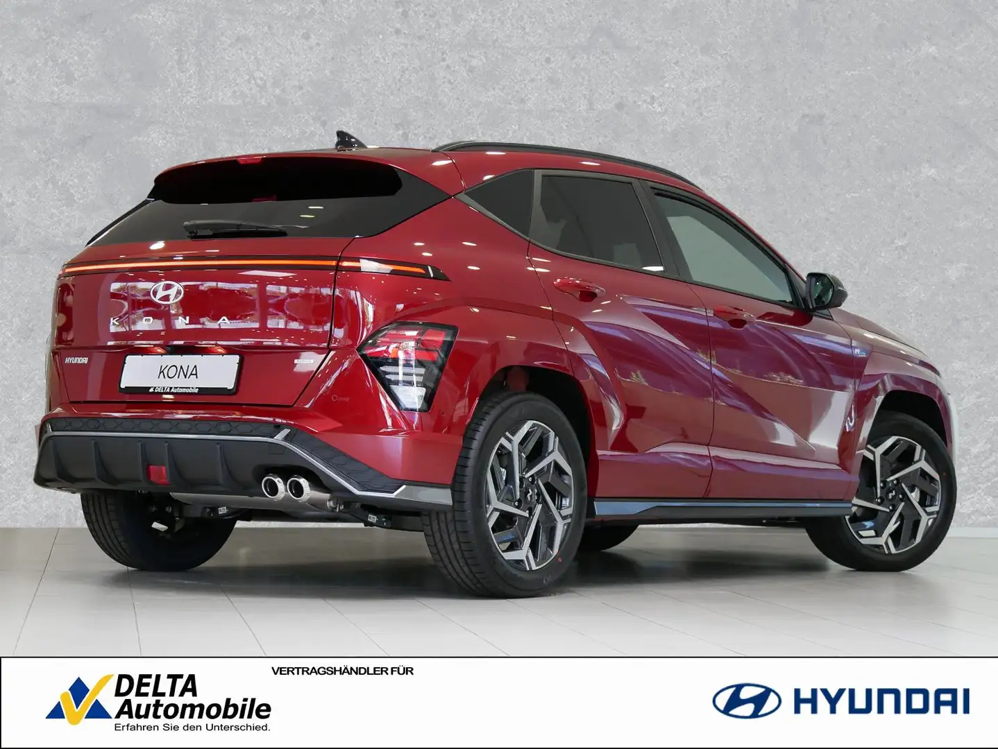 Hyundai KONA 1.6 TGDI DCT N-Line Navi LED Kamera Carplay Czerwony - 2