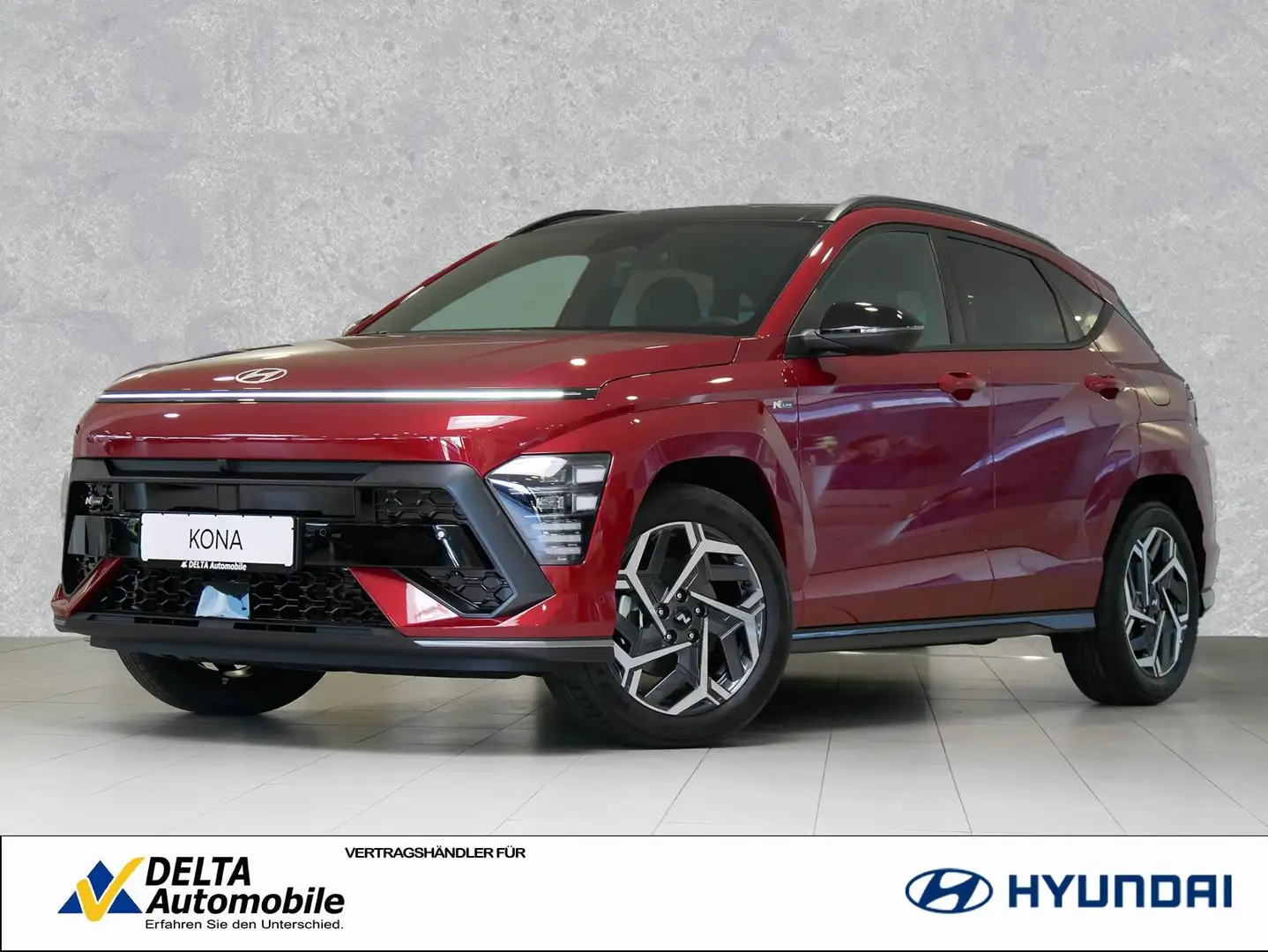 Hyundai KONA 1.6 TGDI DCT N-Line Navi LED Kamera Carplay Czerwony - 1