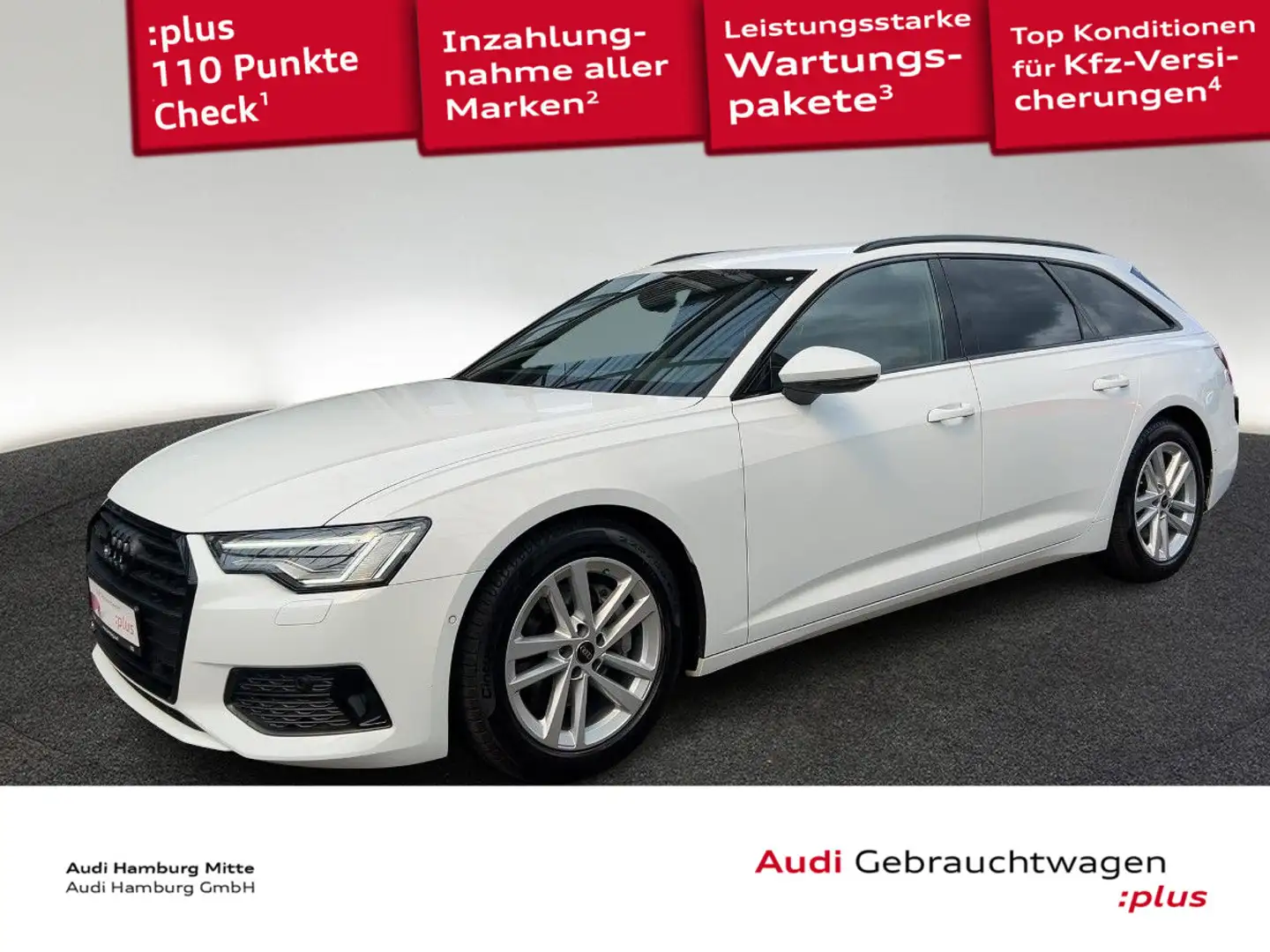 Audi A6 45 TDI sport quattro S tronic Matrix St Weiß - 1