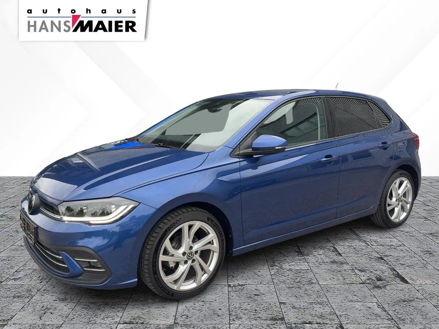 Volkswagen Polo Style TSI DSG Navi ACC SH LED PDC IQLight Blauw - 2