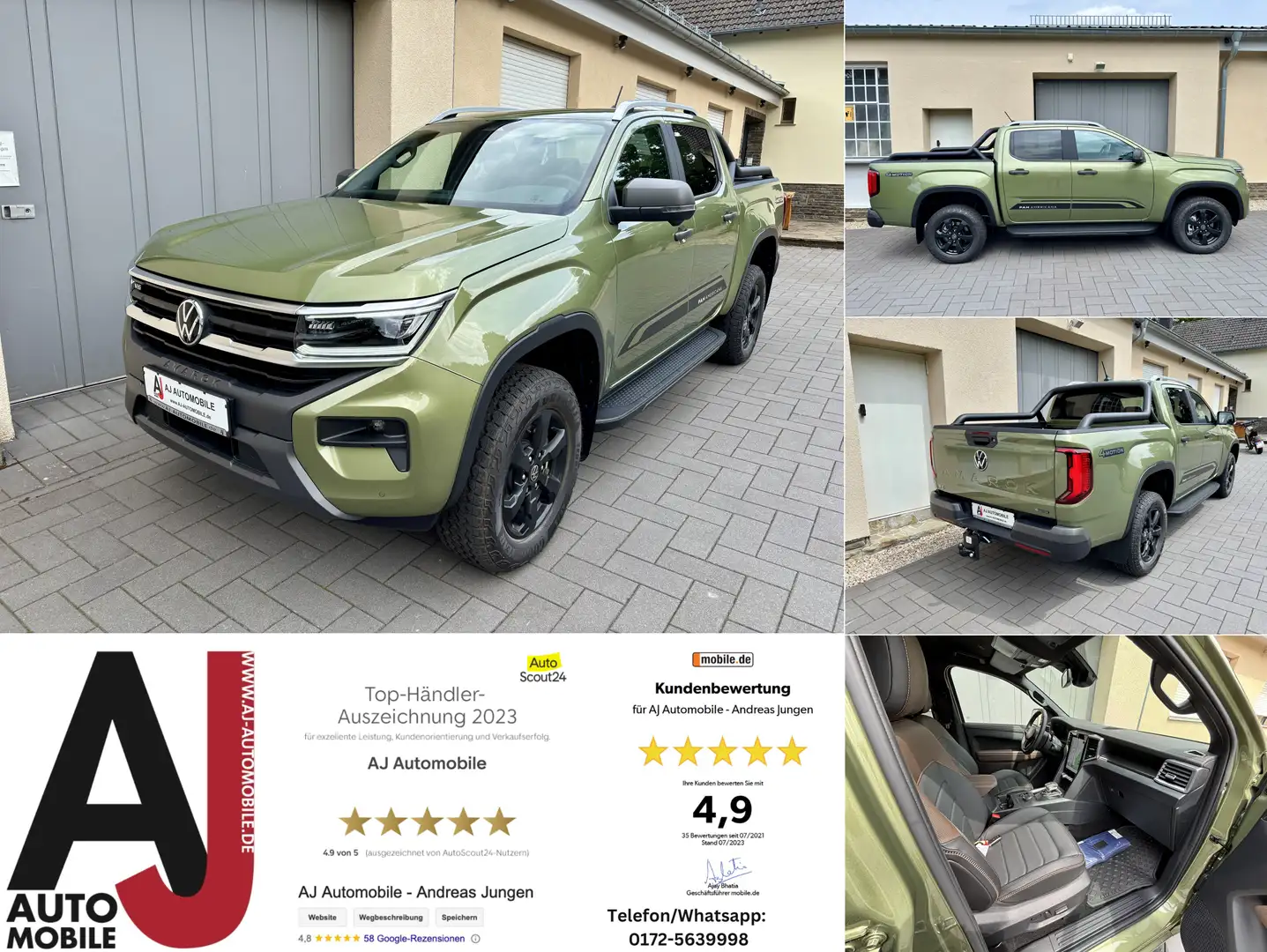 Volkswagen Amarok 3.0 TDi PanAmericana auf LAGER Vert - 1