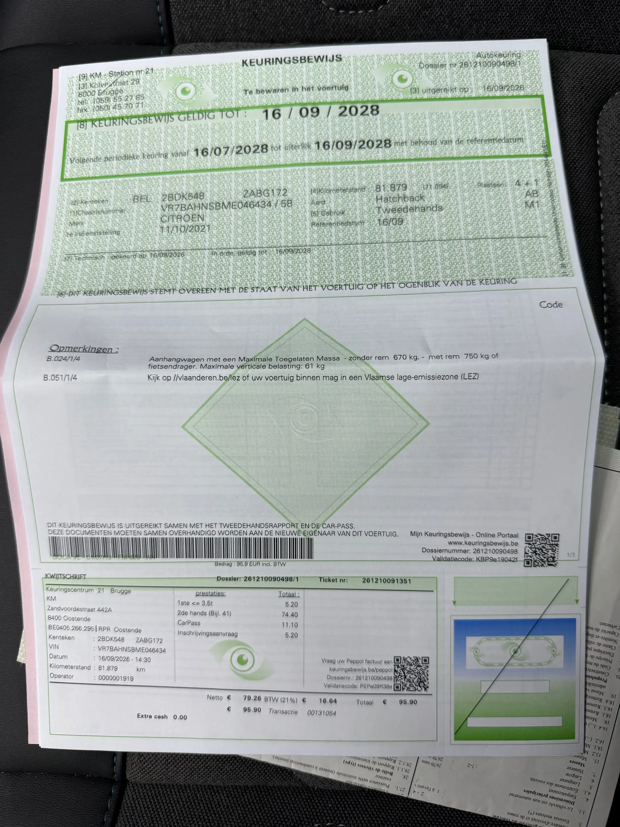 Citroen C4 C4 1.2 DISTRIBUTIERIEM VERVANGEN — photo 15
