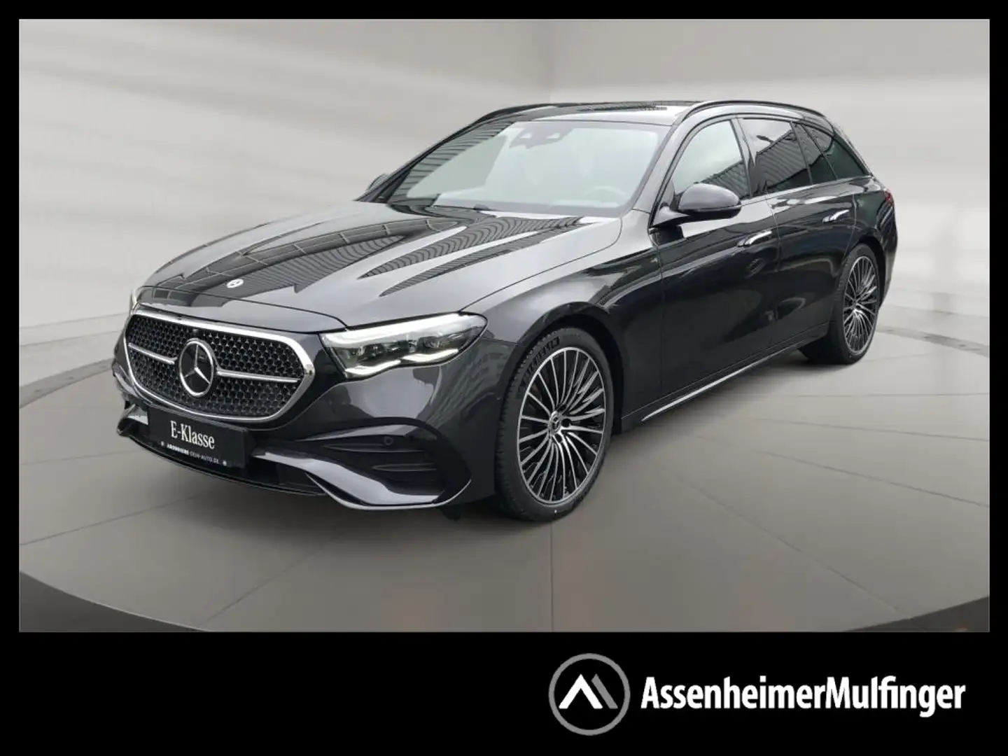 Mercedes-Benz E 450 d 4MATIC T-Modell AMG+MBUX+Burm+Night+AHK Grau - 1