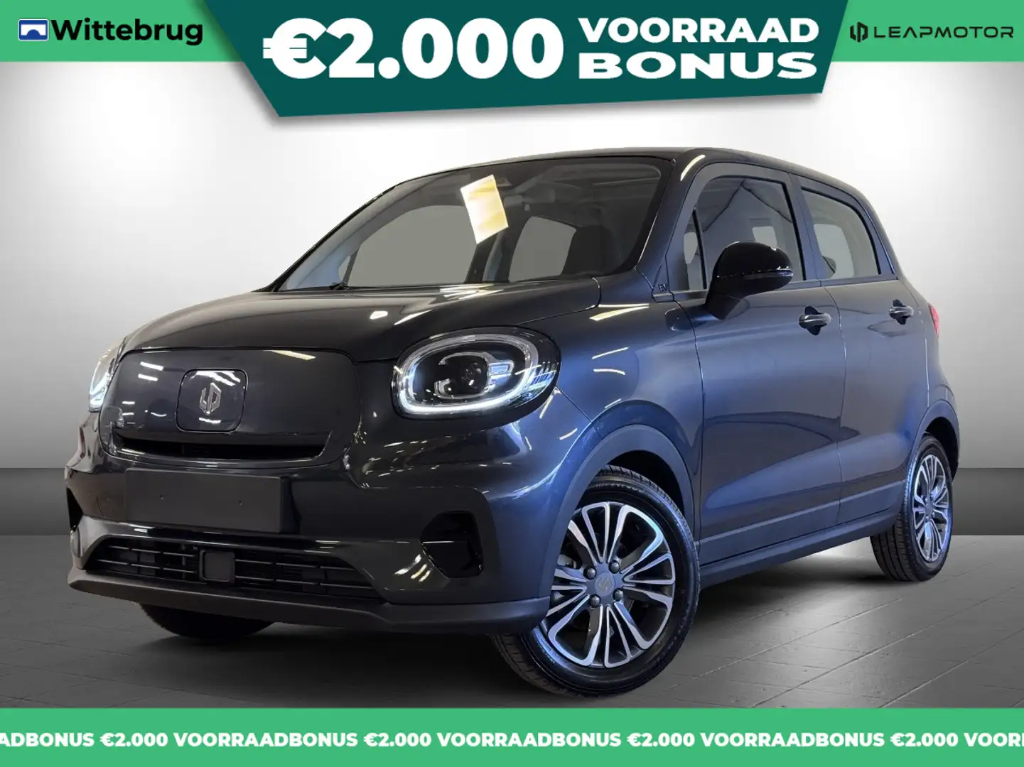 Leapmotor T03 Design 37.3 kWh Volledig Elektrisch met 265 km WLT Grijs - 1