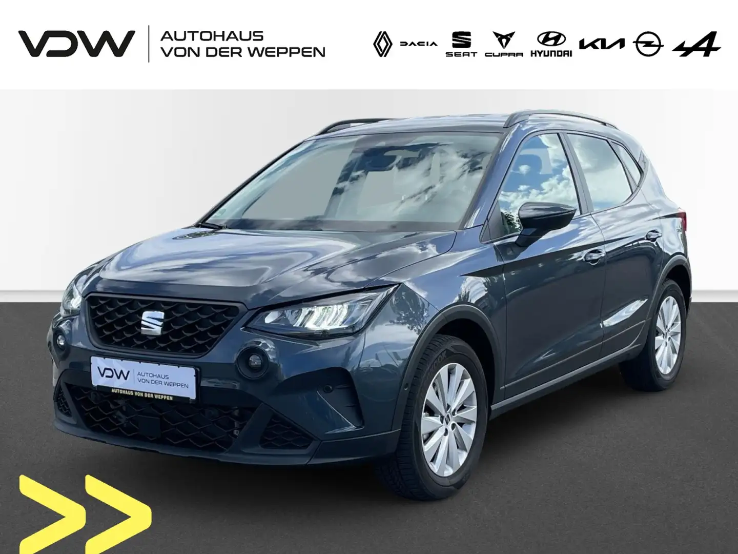 SEAT Arona Style TSI DSG Navi SHZ ACC Rückfahrkamera Klima Grau - 1