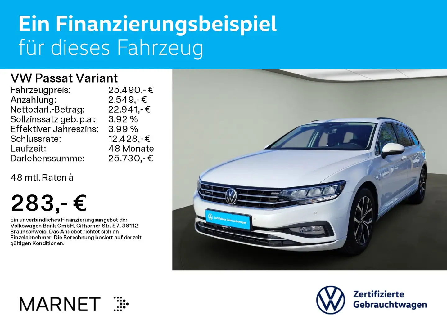 Volkswagen Passat Variant 2.0 TDI DSG 4Motion Business 147K Blanco - 2