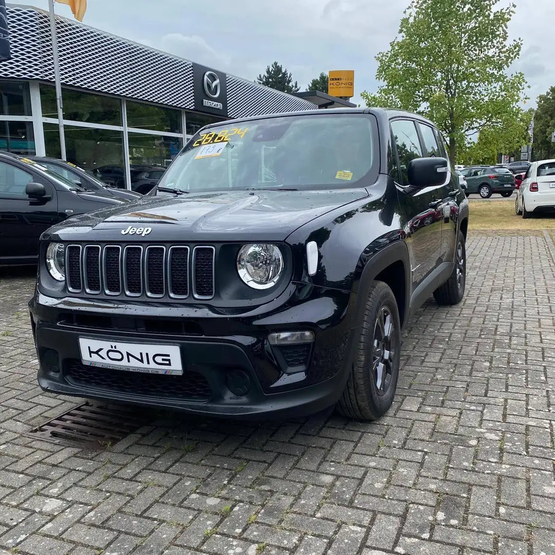 Jeep Renegade 1.5 MultiAir Mild Hybrid Longitude Schwarz - 1
