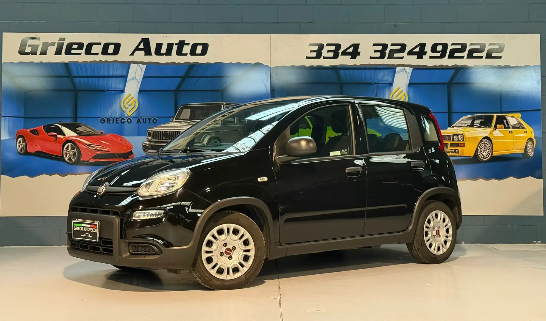 Fiat Panda HYBRID 1.0 69CV  SENZA VINCOLI!! SENSORI PARCHEGG Noir - 1