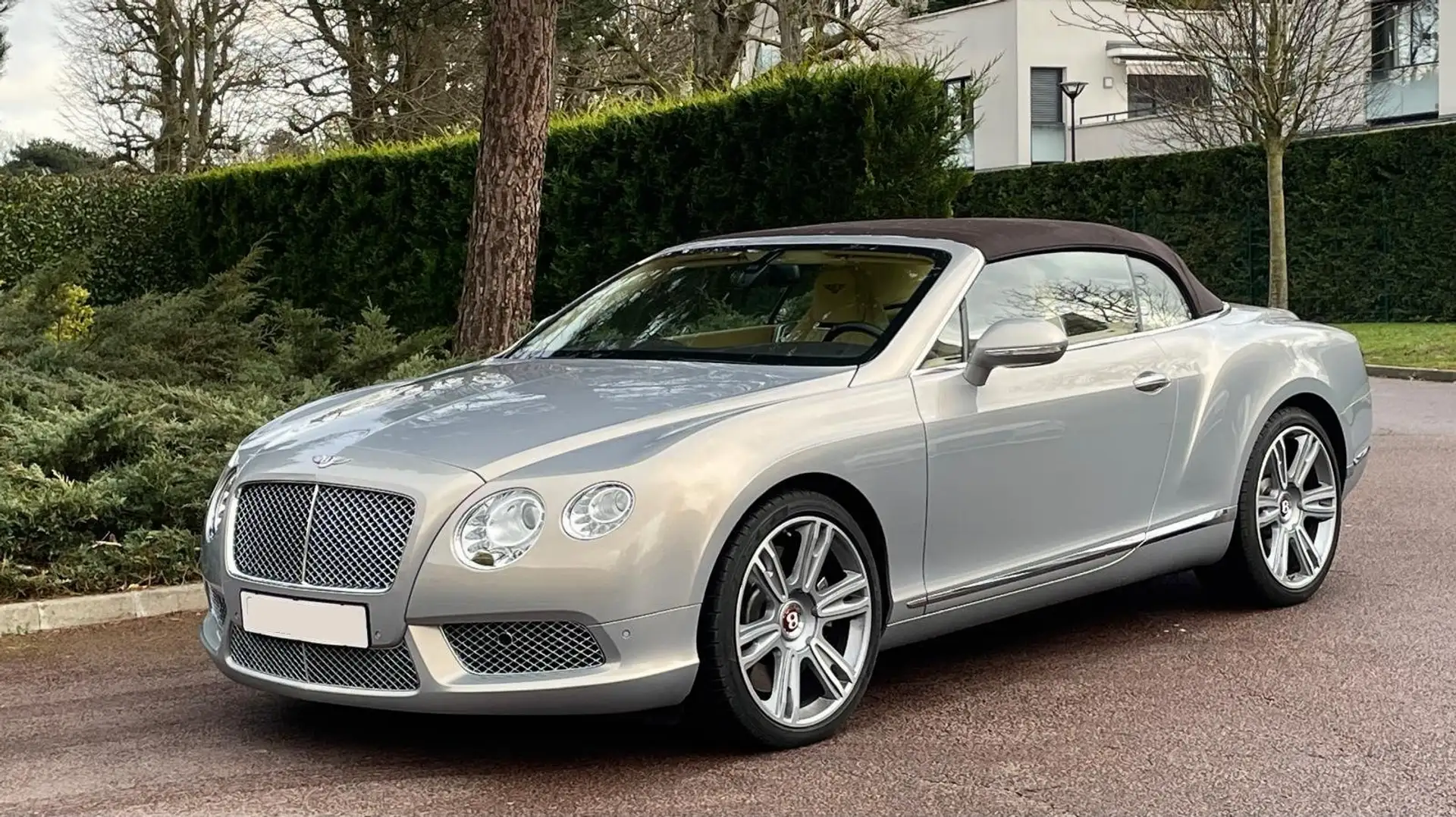 Bentley Continental GTC MULLINER -V8 Biturbo Plateado - 1