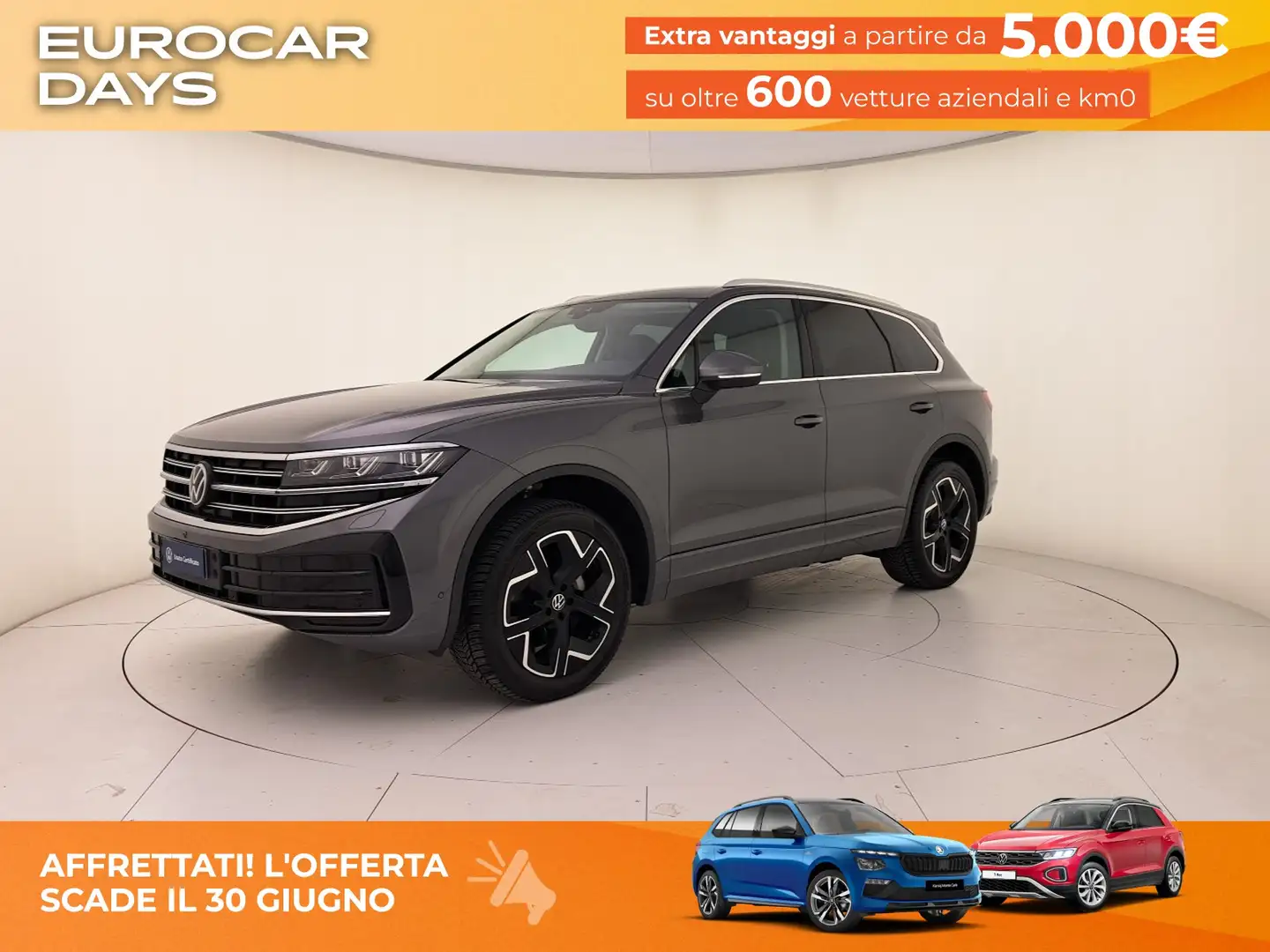 Volkswagen Touareg 3.0 v6 tdi scr elegance 231cv auto Grigio - 1