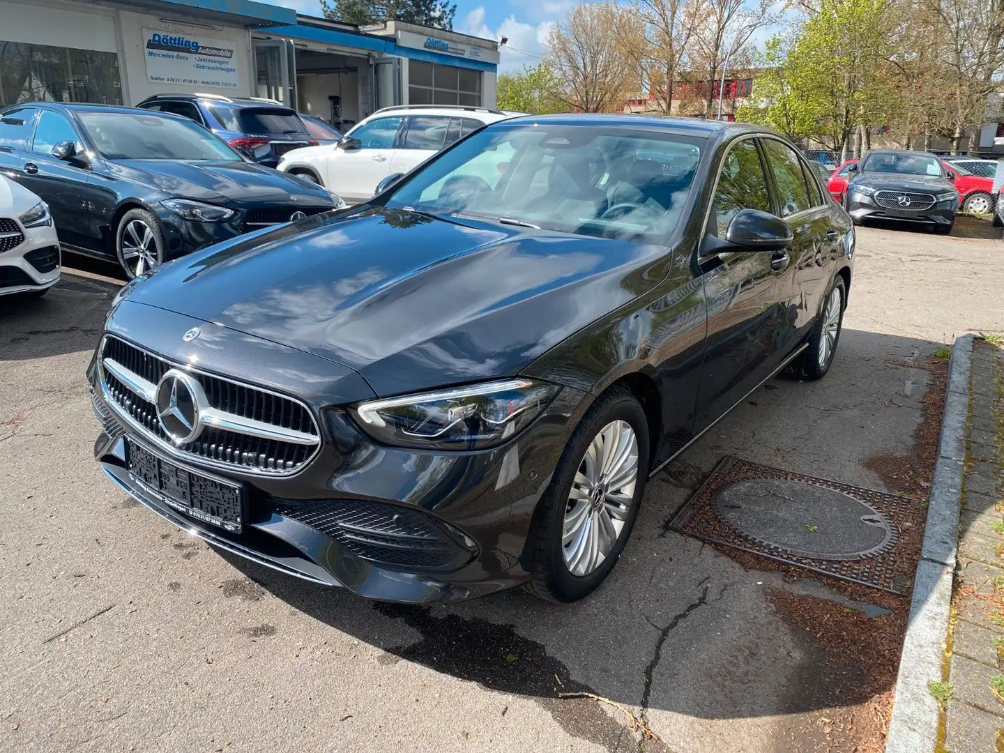 Mercedes-Benz C 180 *Avantgarde Advanced/Distr/AHK/Burm/Totw* Grau - 1
