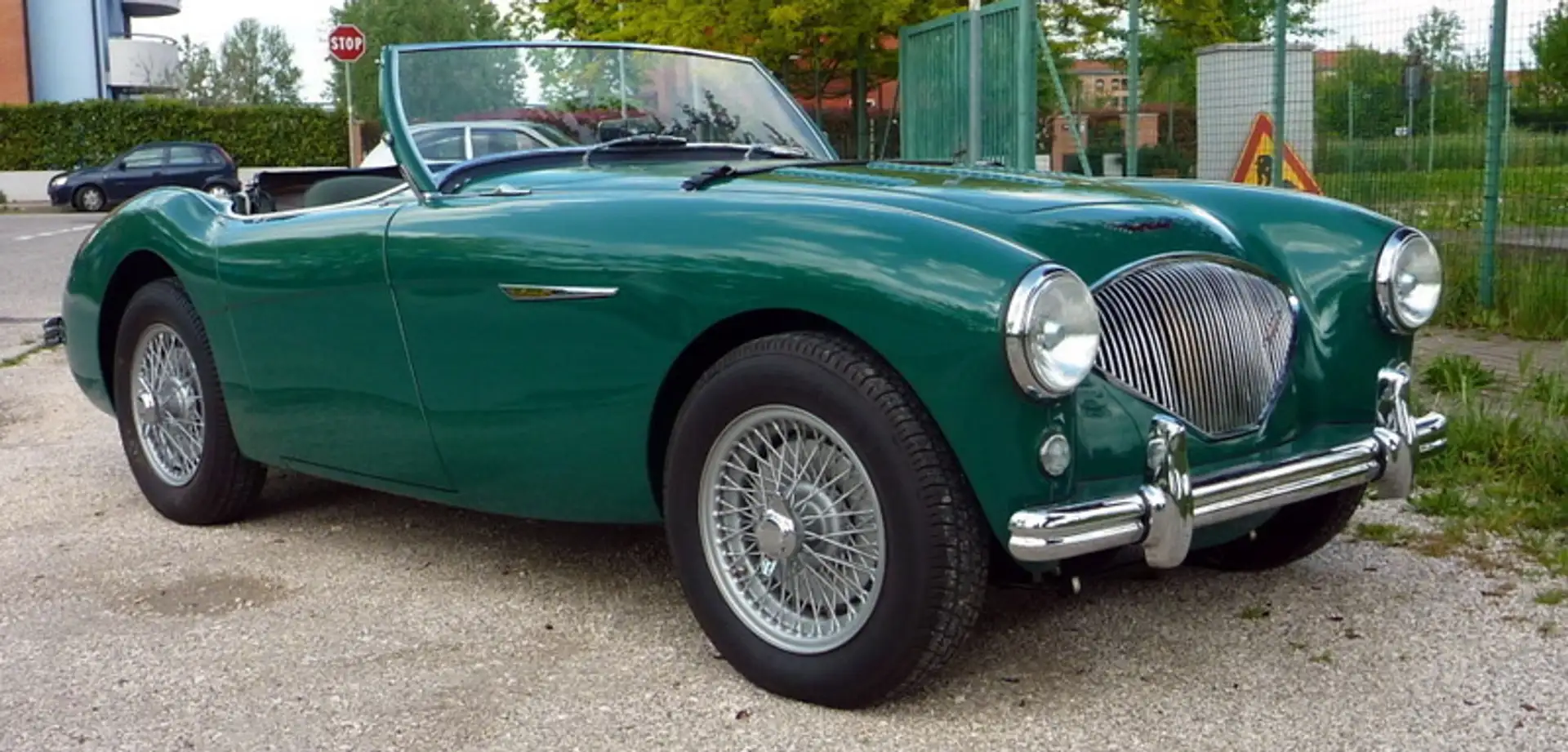 Austin-Healey 100 bn1 Grün - 1