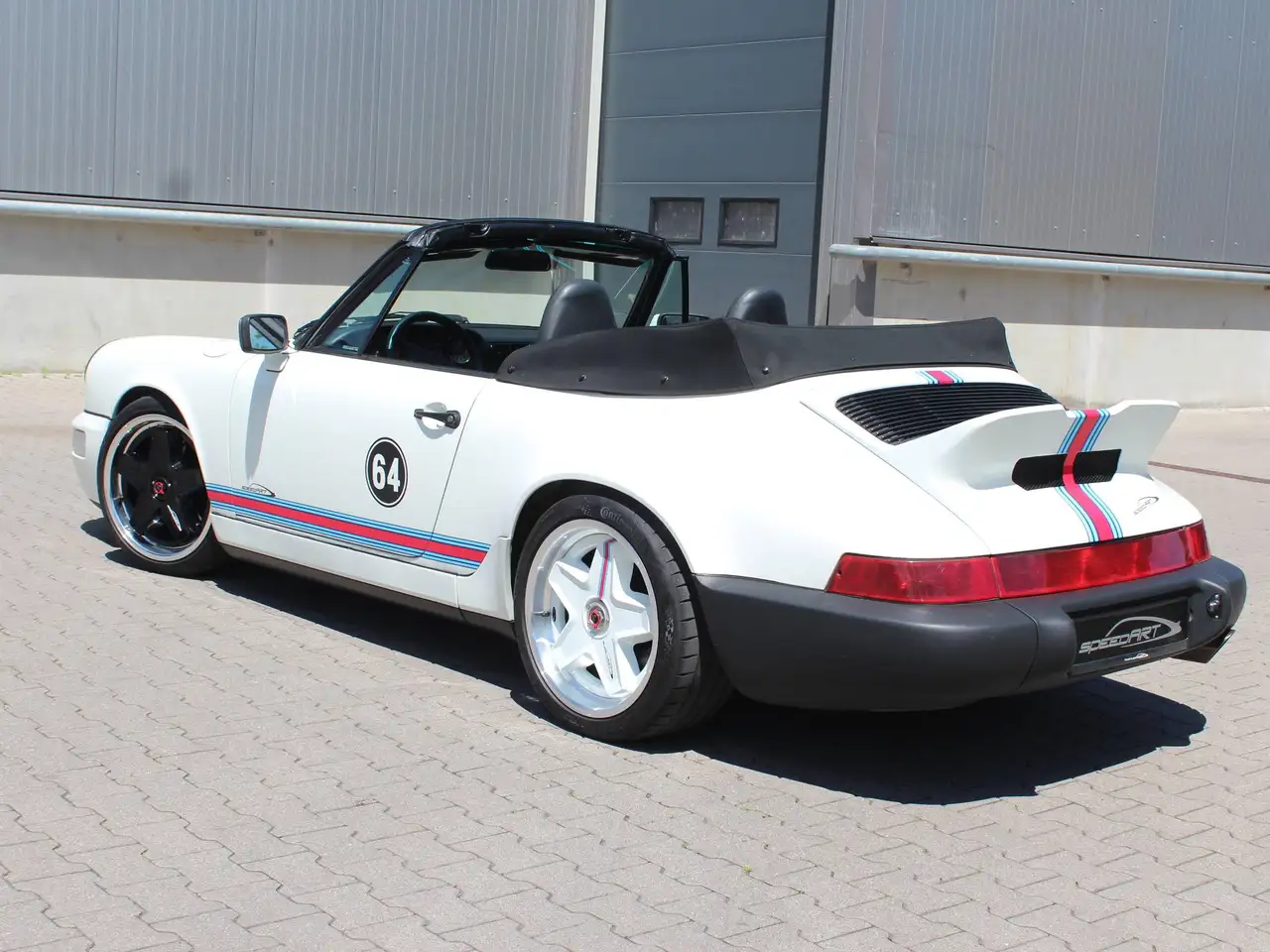 Porsche 964 911/964 C4: 18"speedART-Hackmesser-Felgen, Martini-Design, Ducktail-Heckspoiler, Technik komplett neu mit Rechnungen!, foto 10