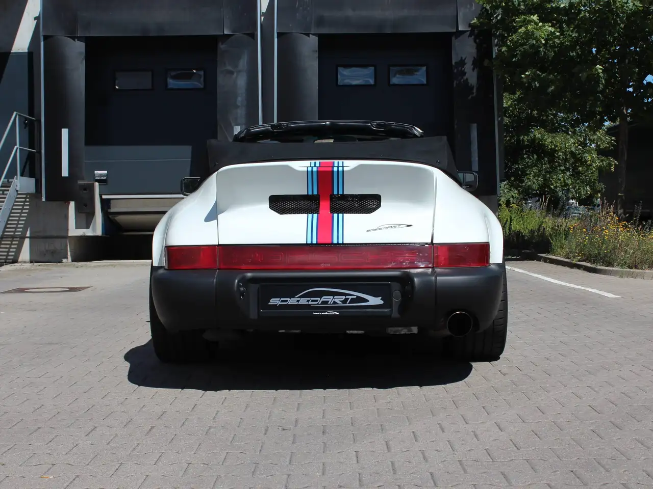 Porsche 964 911/964 C4: 18"speedART-Hackmesser-Felgen, Martini-Design, Ducktail-Heckspoiler, Technik komplett neu mit Rechnungen!, foto 5