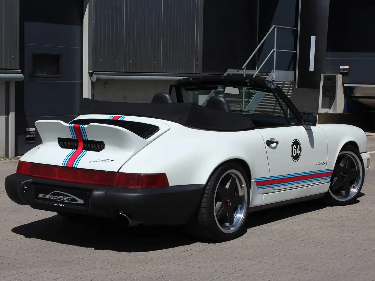 Porsche 964 911/964 C4: 18"speedART-Hackmesser-Felgen, Martini-Design, Ducktail-Heckspoiler, Technik komplett neu mit Rechnungen!, foto 11