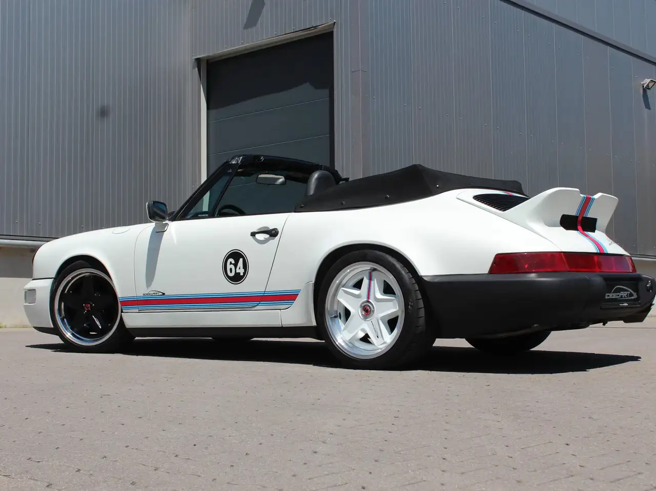 Porsche 964 911/964 C4: 18"speedART-Hackmesser-Felgen, Martini-Design, Ducktail-Heckspoiler, Technik komplett neu mit Rechnungen!, foto 4