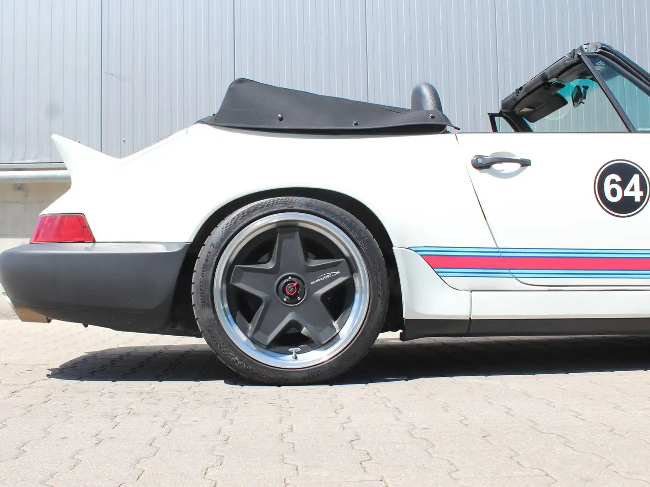 Porsche 964 911/964 C4: 18"speedART-Hackmesser-Felgen, Martini-Design, Ducktail-Heckspoiler, Technik komplett neu mit Rechnungen!, foto 7