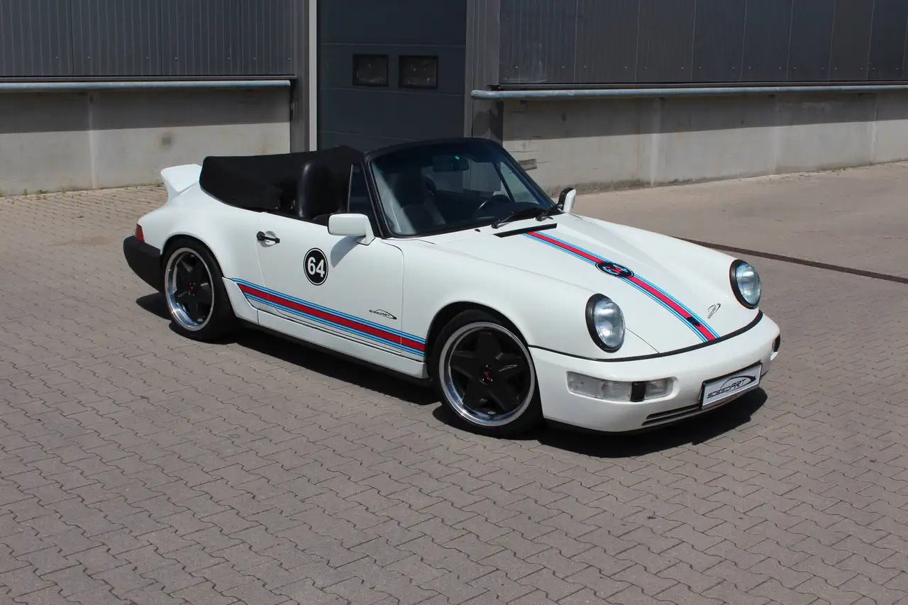 Porsche 964 911/964 C4: 18"speedART-Hackmesser-Felgen, Martini-Design, Ducktail-Heckspoiler, Technik komplett neu mit Rechnungen!, foto 8