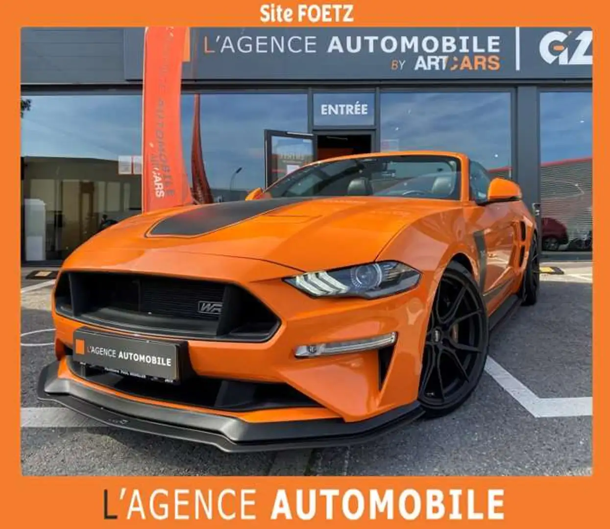 Ford Mustang Convertible V8 5.0 GT Pack WR - Garantie Usine Pomarańczowy - 1