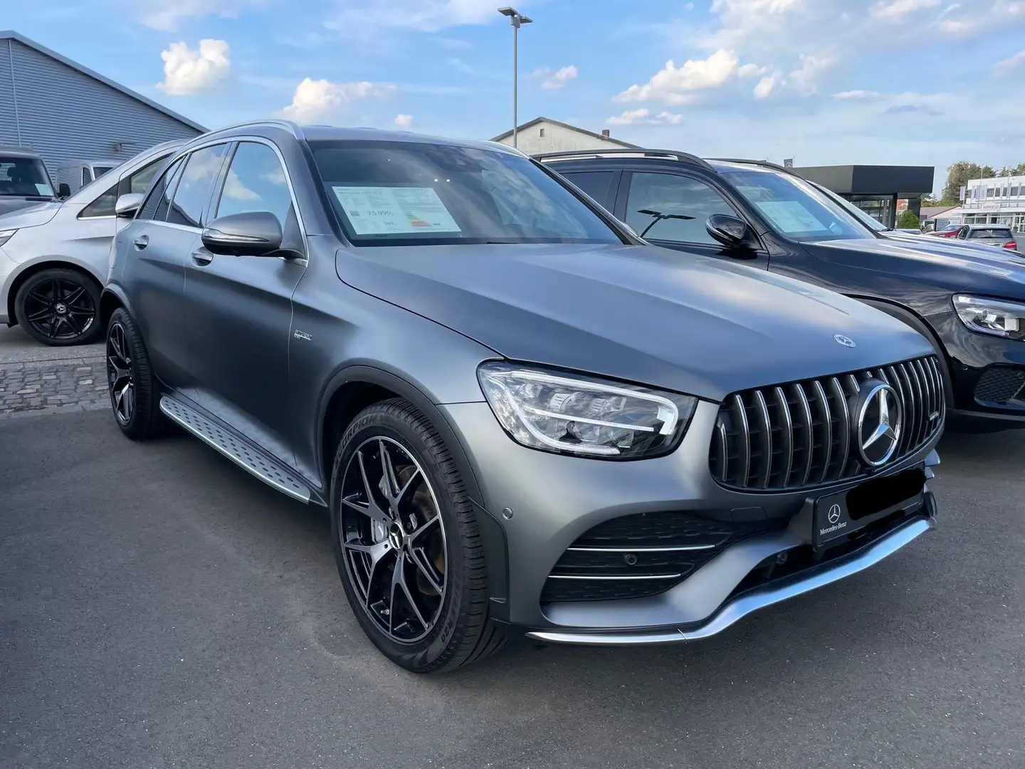 Mercedes-Benz GLC 43 AMG Designo Selenitgrau Magno+VOLLLEDER 4M+LED+360+AHK siva - 2