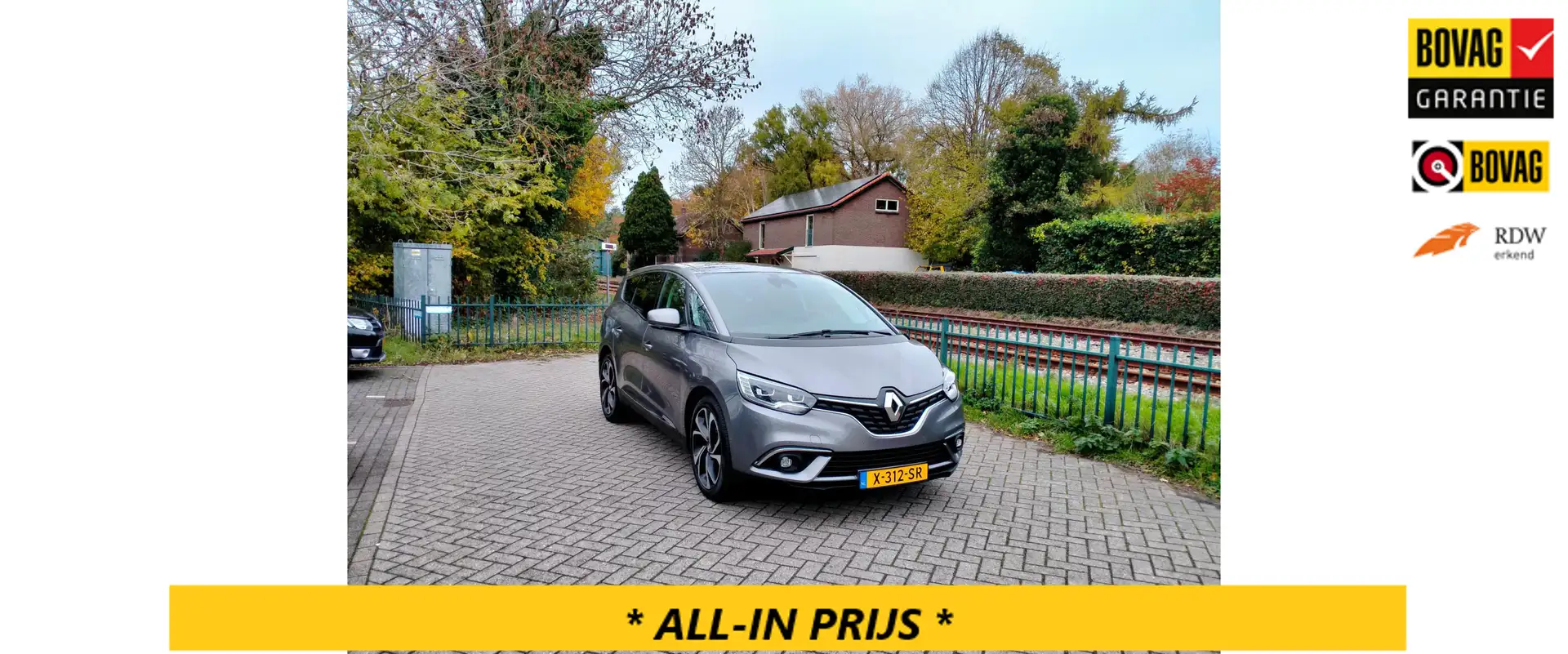 Renault Grand Scenic 1.3 TCe Intens 7pers. navi pdc camera ALLINPRIJS Grau - 1