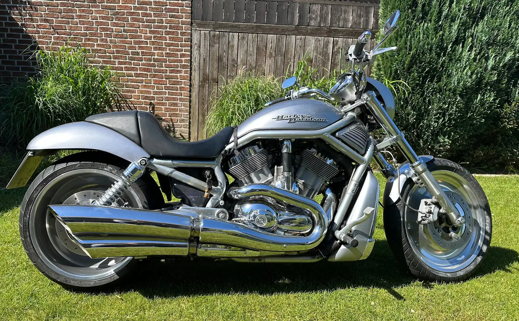 Harley-Davidson VRSC V-Rod VRSCA mit fettem 280er Hinterreifen Gümüş rengi - 1