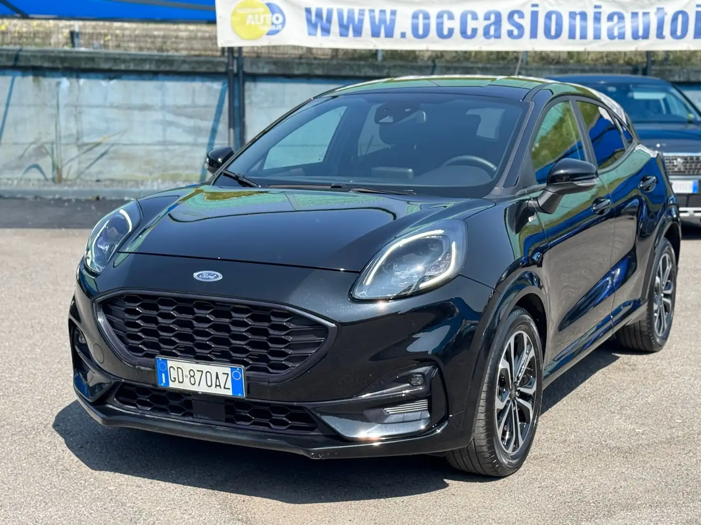 Ford Puma 1.0 ecoboost h ST-Line Zwart - 1