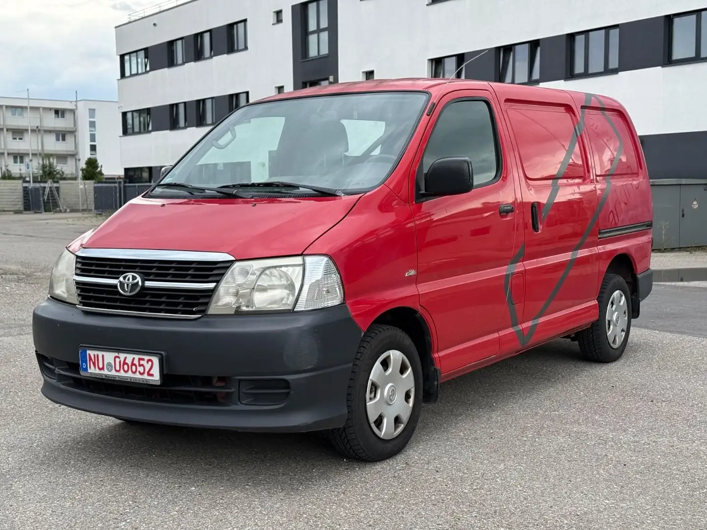 Toyota Hiace Kasten 2.5TD Klima 1.Hand Kette Neu!! Rouge - 1