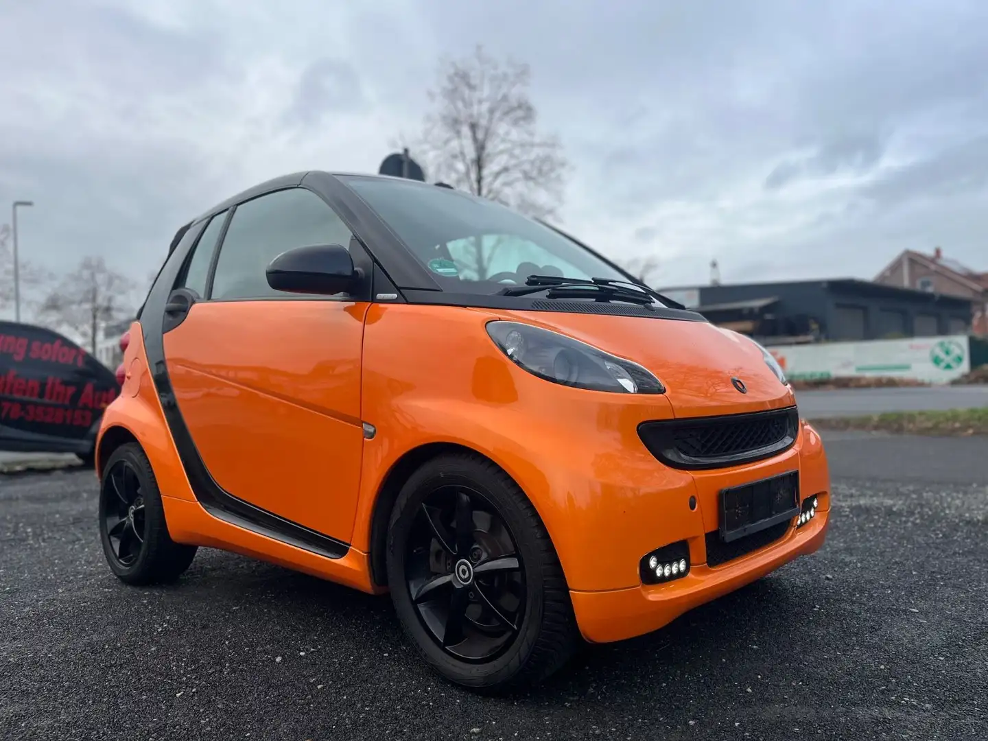 smart forTwo Cabrio Night Orange*Servo*Leder*SZ Noir - 2