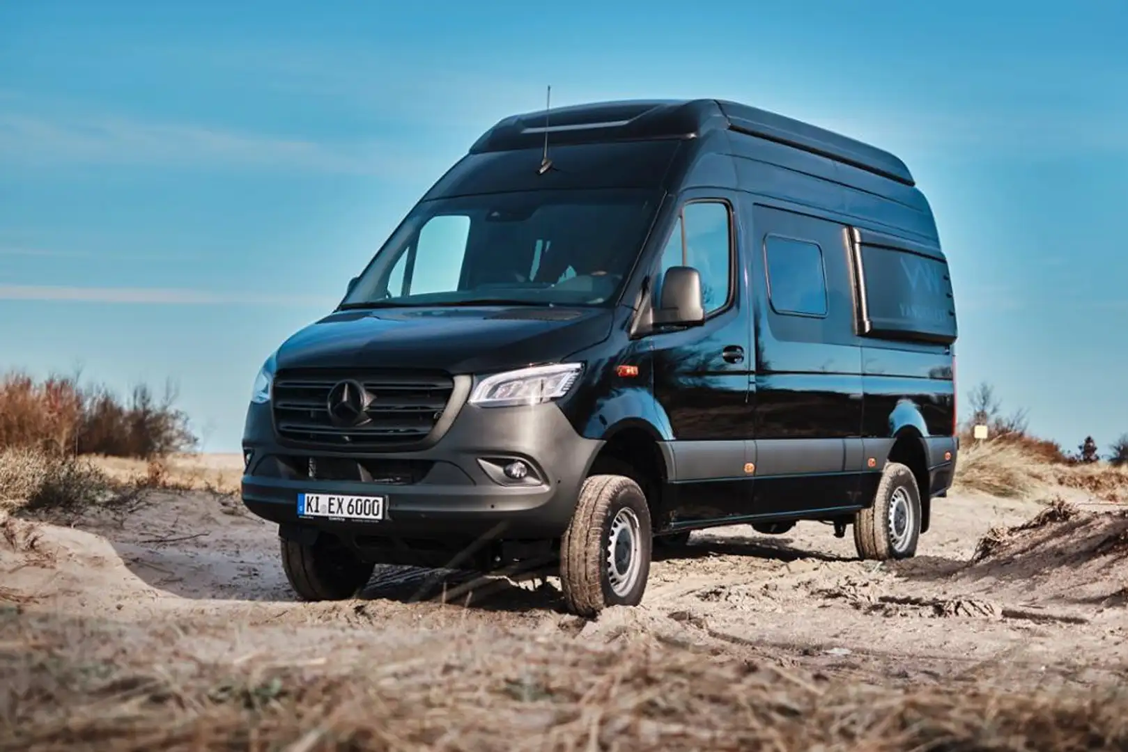 Mercedes-Benz Sprinter Sprinter 319 WOMO 4x4 Aufstelldach Küche Schwarz - 2