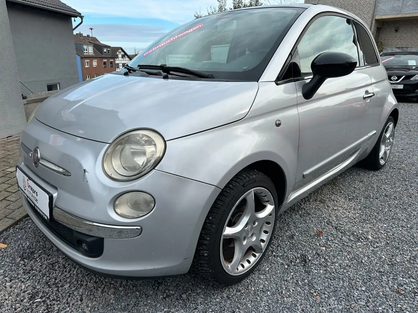 Fiat 500 Silber - 2
