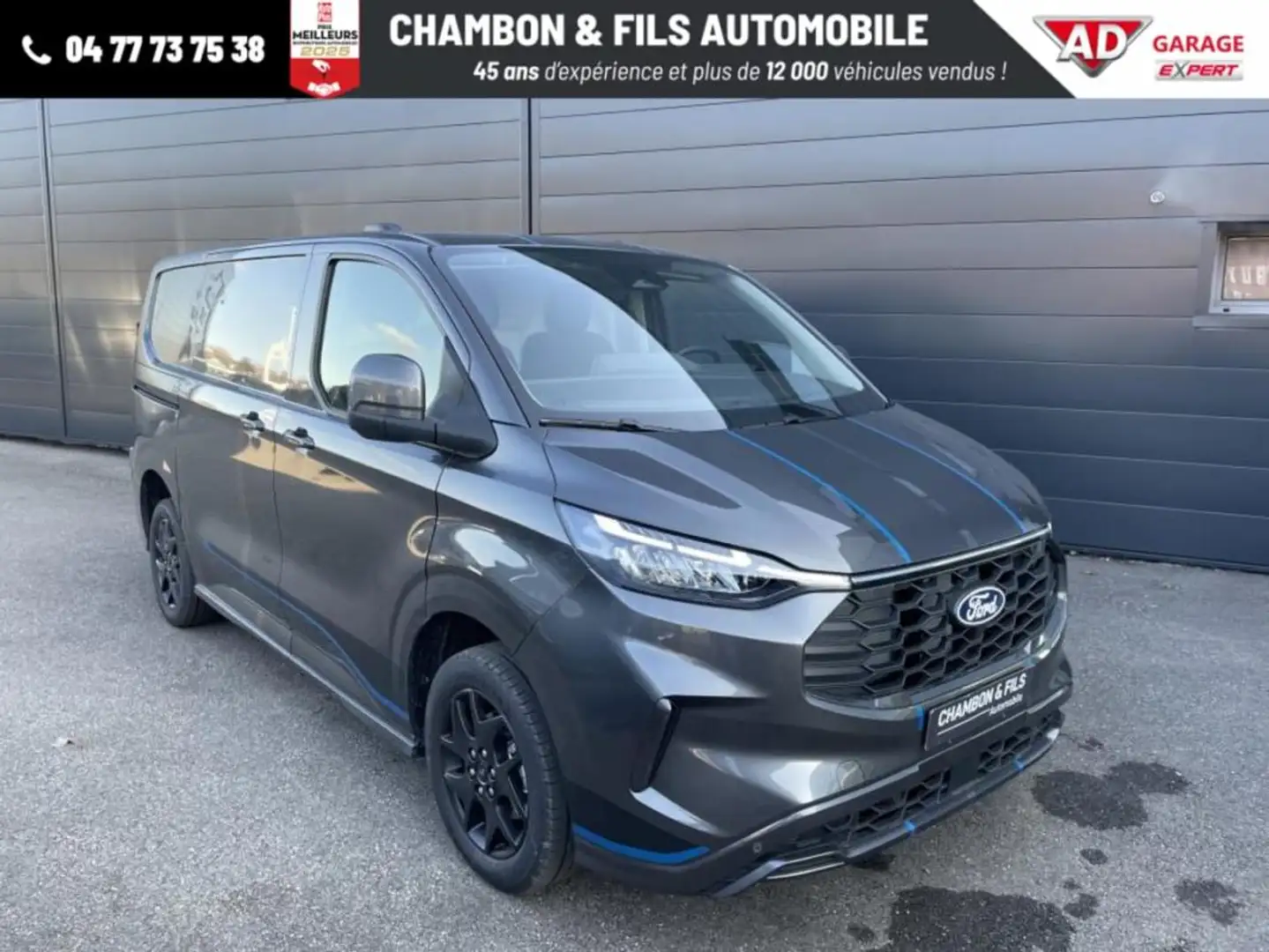 Ford FOURGON 320 L1H1 2.0 ECOBLUE 170 CH BVA8 SPORT pri Gri - 1