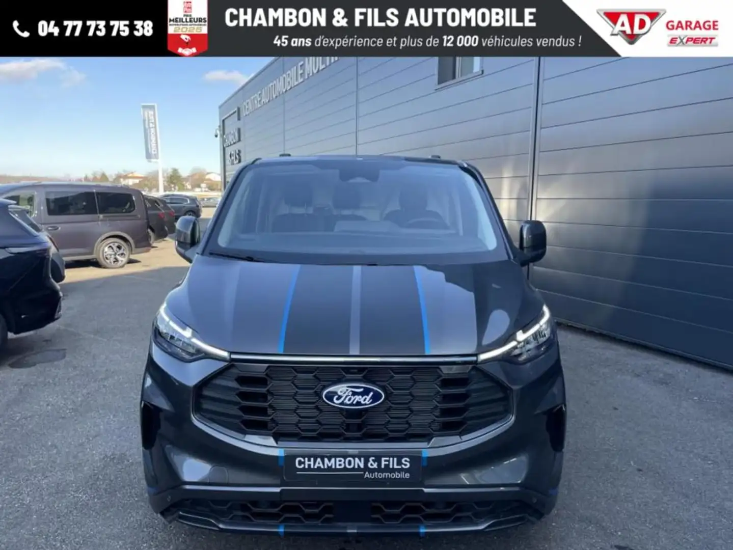 Ford FOURGON 320 L1H1 2.0 ECOBLUE 170 CH BVA8 SPORT pri Gri - 2