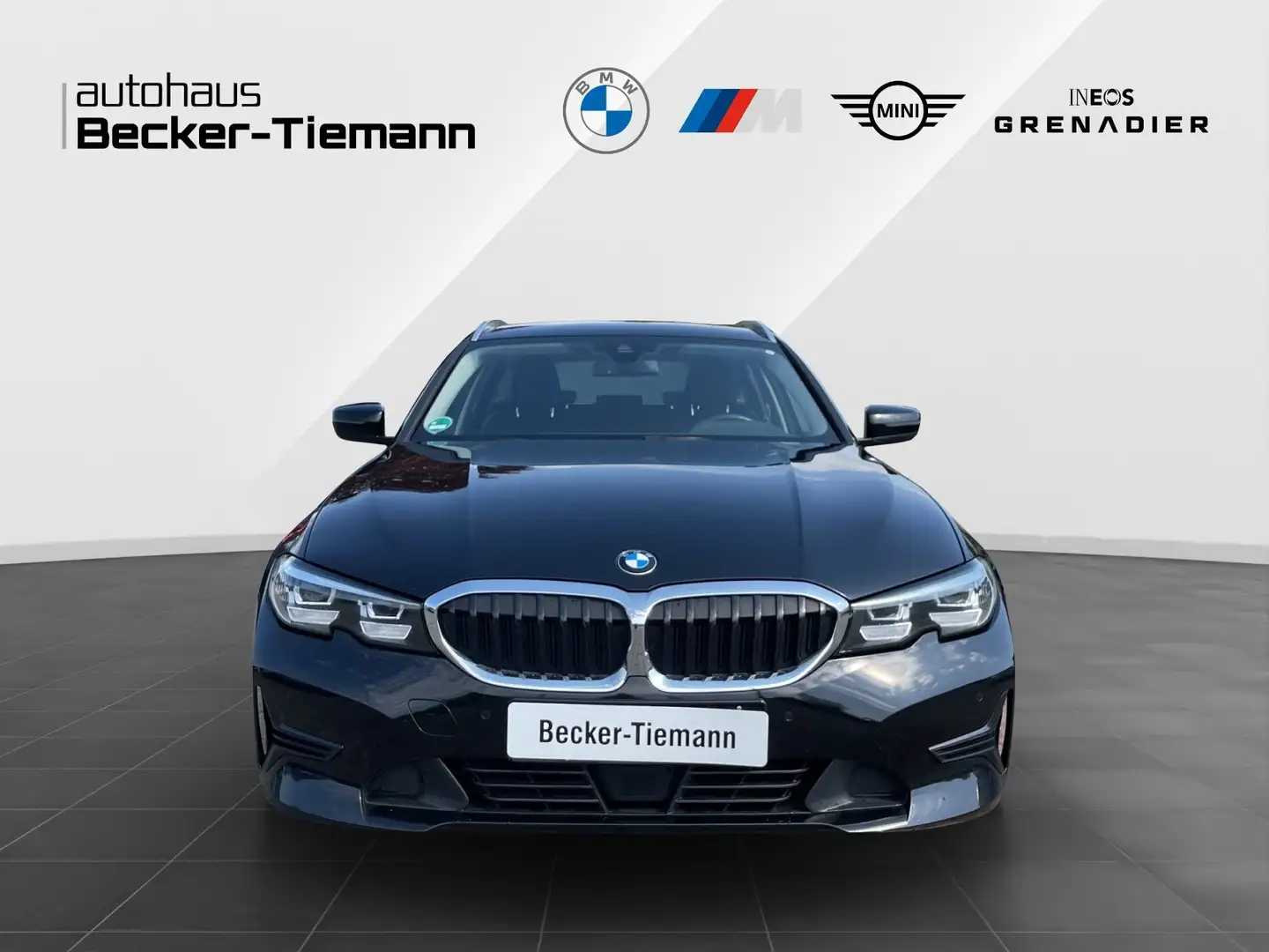BMW 318 d Touring AHK | Klima | Navi | elektr. Sitze | DAB Schwarz - 2