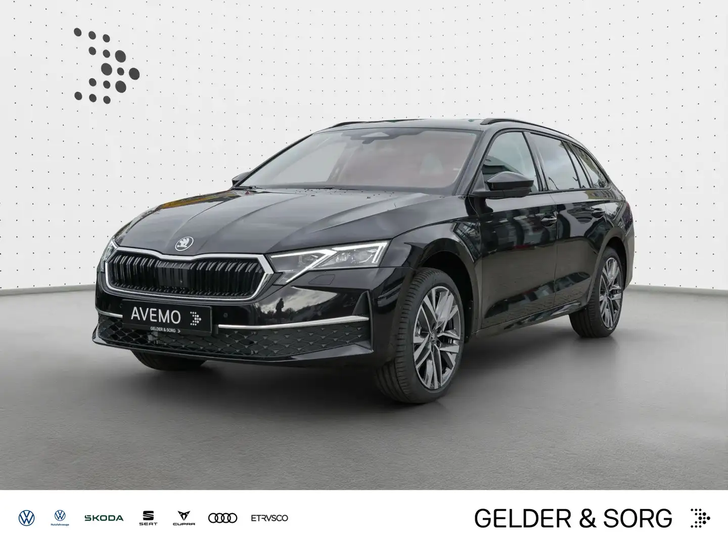 Skoda Octavia Combi Tour 2,0 TDI DSG|AHK|NAVI|LMF|VZE Schwarz - 1