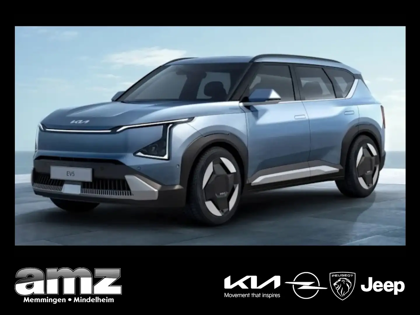 Kia EV5 81kWh Air Gewerbeangebot*biszu530KMReichweite Синий - 1
