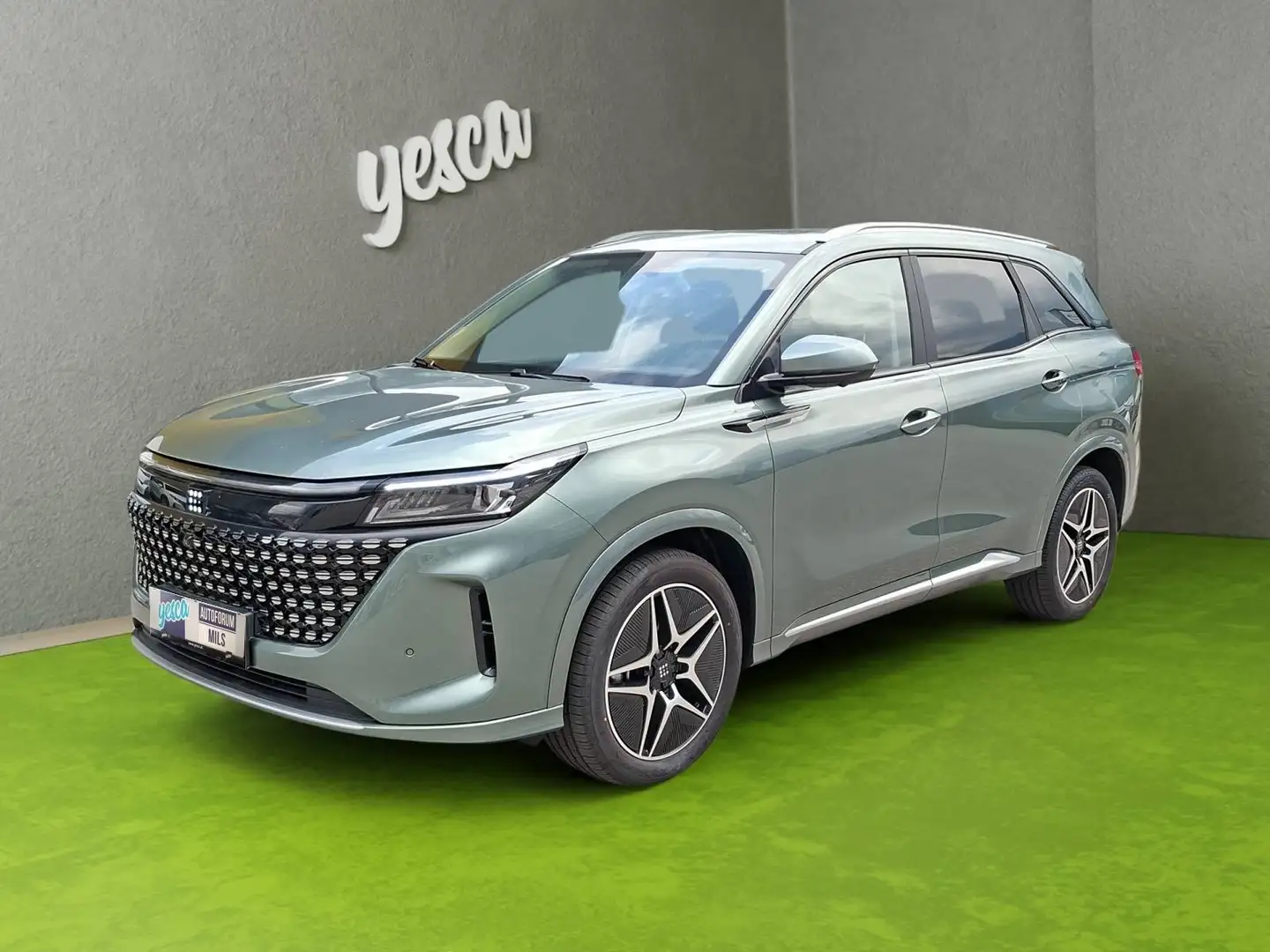 DFSK E5 PHEV #Hybrid#7-Sitzer#80Km elektrische Reichweite Grün - 1