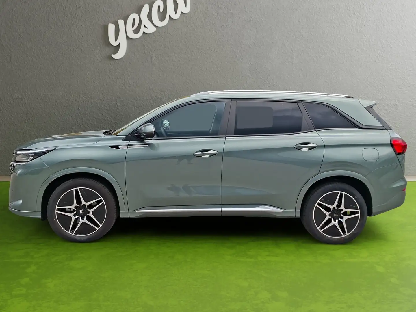 DFSK E5 PHEV #Hybrid#7-Sitzer#80Km elektrische Reichweite Grün - 2