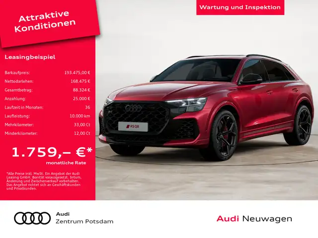 Audi RS Q8 SUV performance LASER PANO AHK HUD