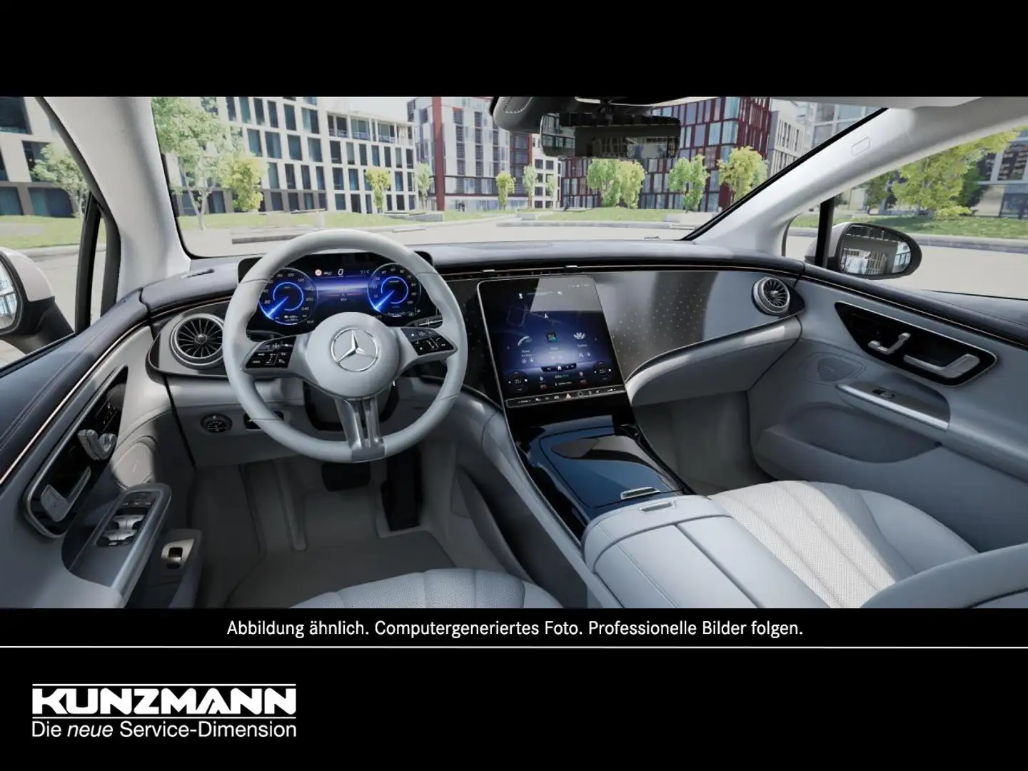 Mercedes-Benz EQE 300 MBUX Navi-Prem. Distronic Memory Kamera Сірий - 2