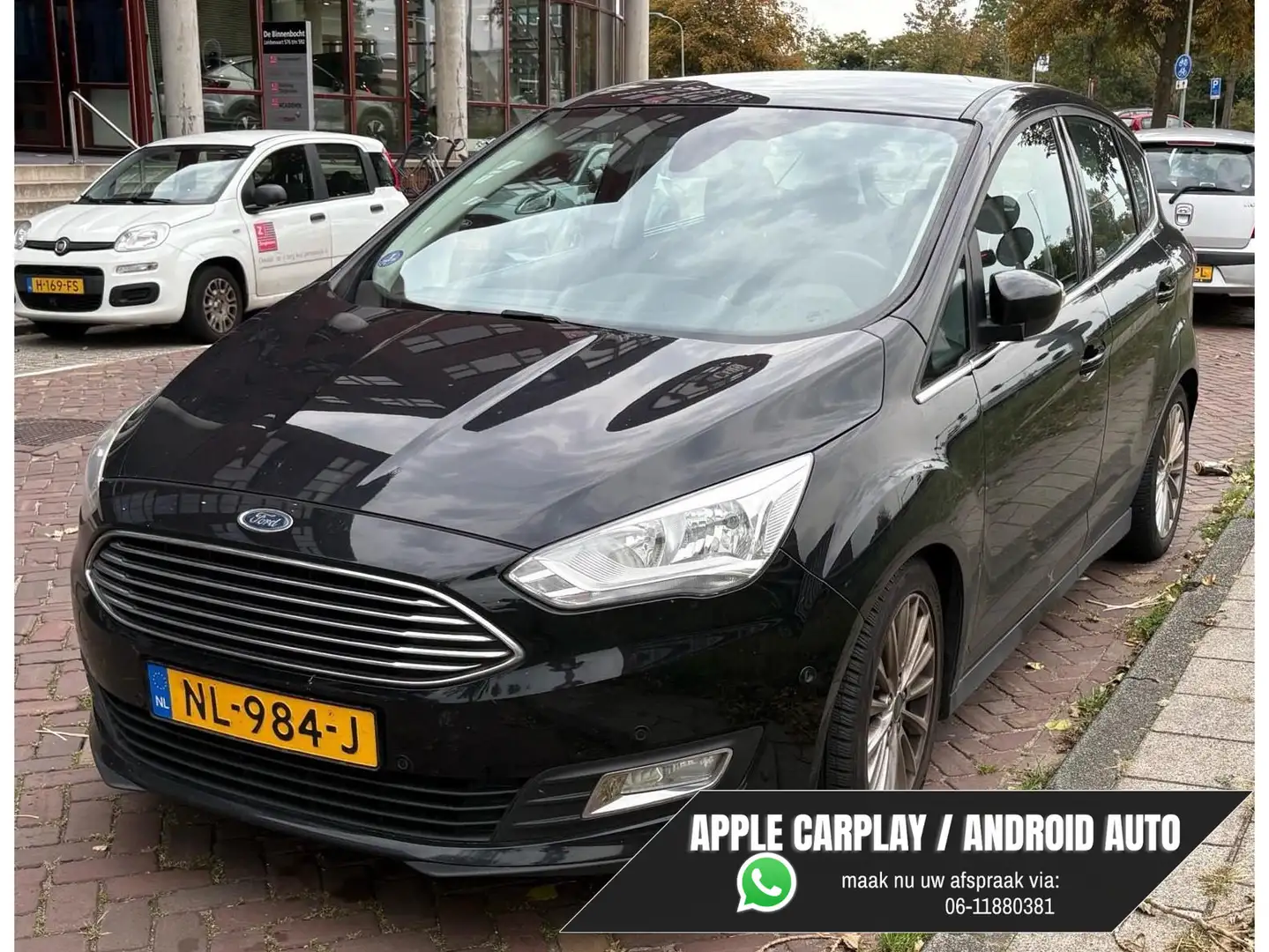 Ford C-Max 1.0 Titanium | VAN 1e EIGENAAR | TREKHAAK | Noir - 1