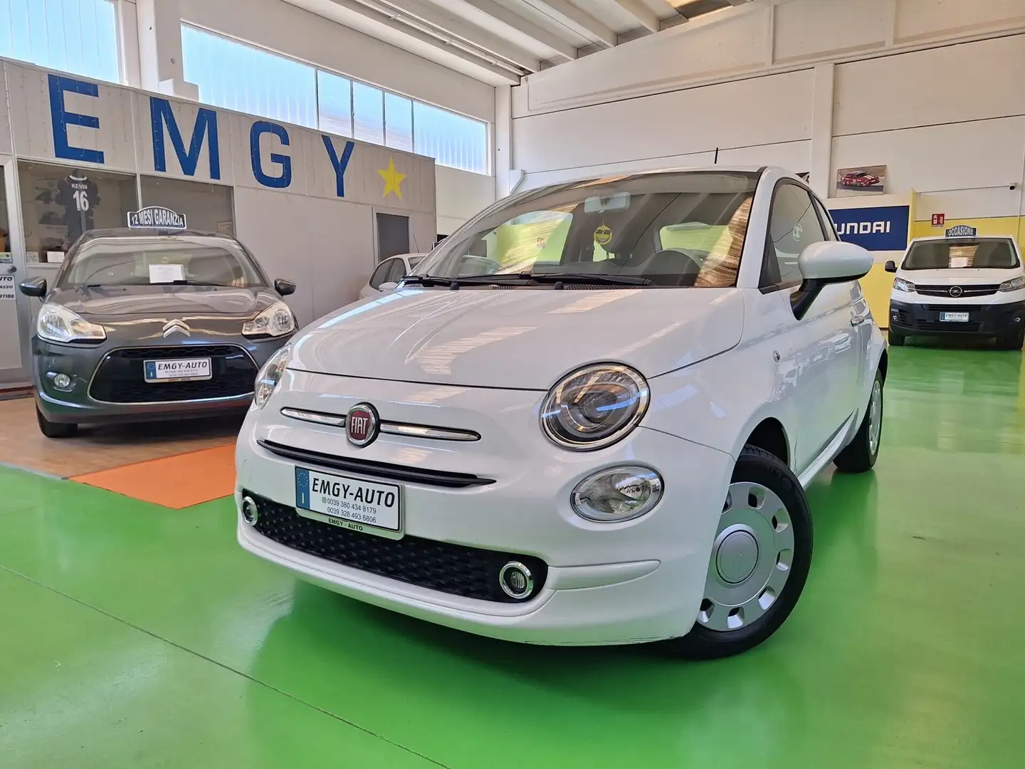 Fiat 500 1.2 Pop Blanc - 1