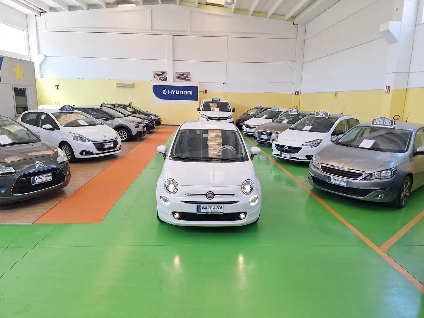 Fiat 500 1.2 Pop Blanc - 2