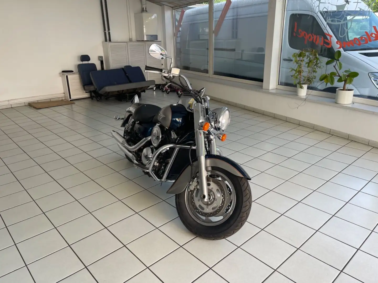 Kawasaki VN 1600 Classic*5785km*Scheckheft* Blauw - 1