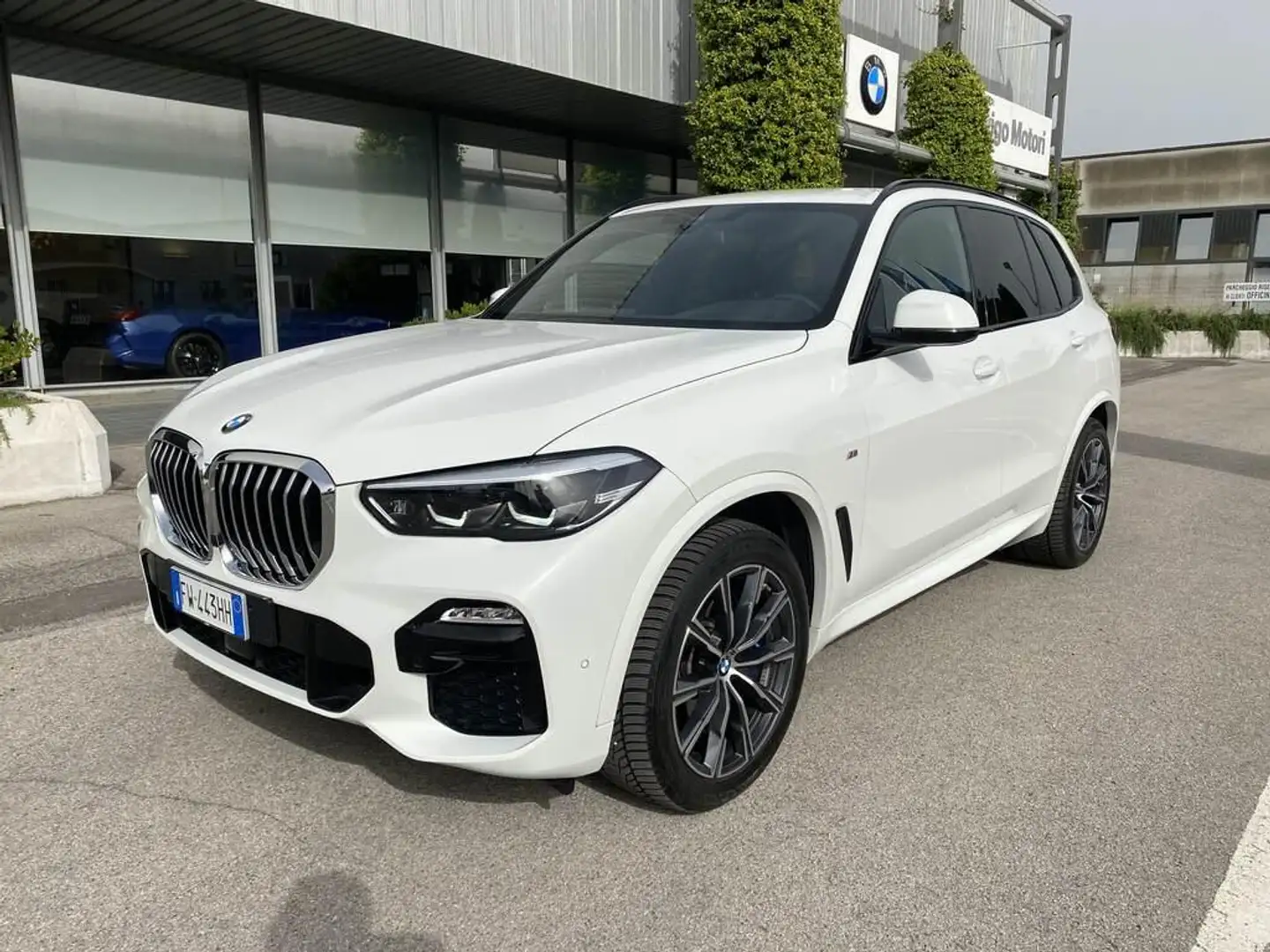 BMW X5 xdrive30d Msport auto Bianco - 1