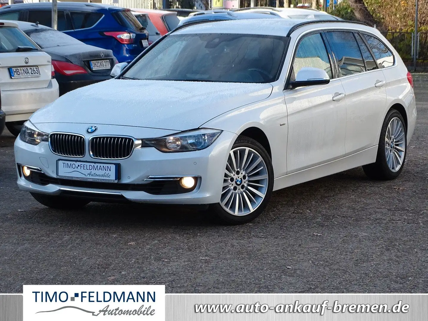 BMW 330 d Touring xDrive Luxury Line Weiß - 1